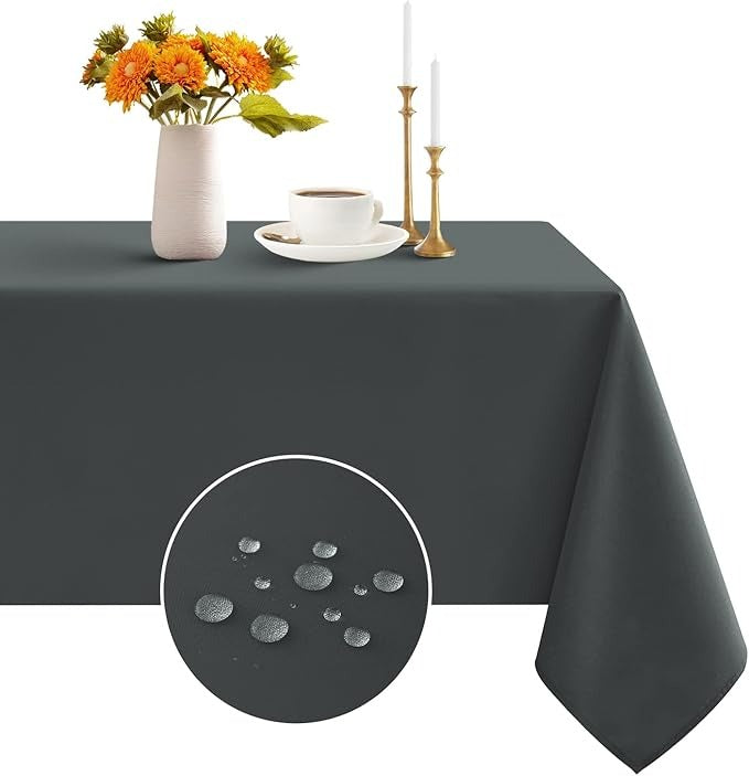 Classic Polyester Table Linen in Darkgrey
