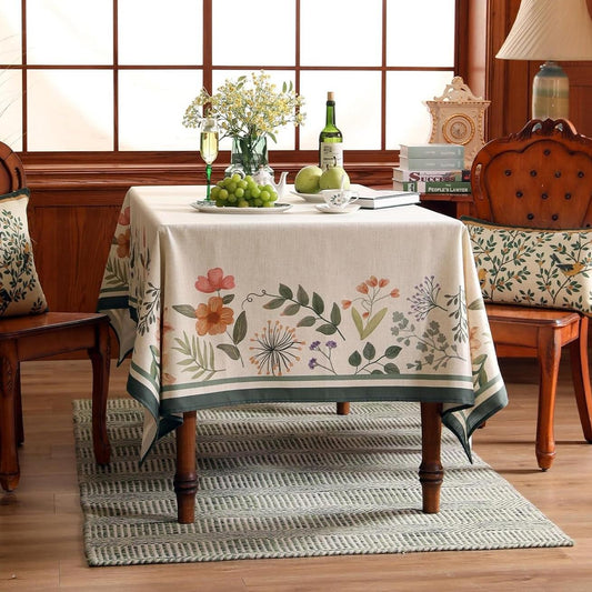 Chenille Manolya Printed Tablecloth