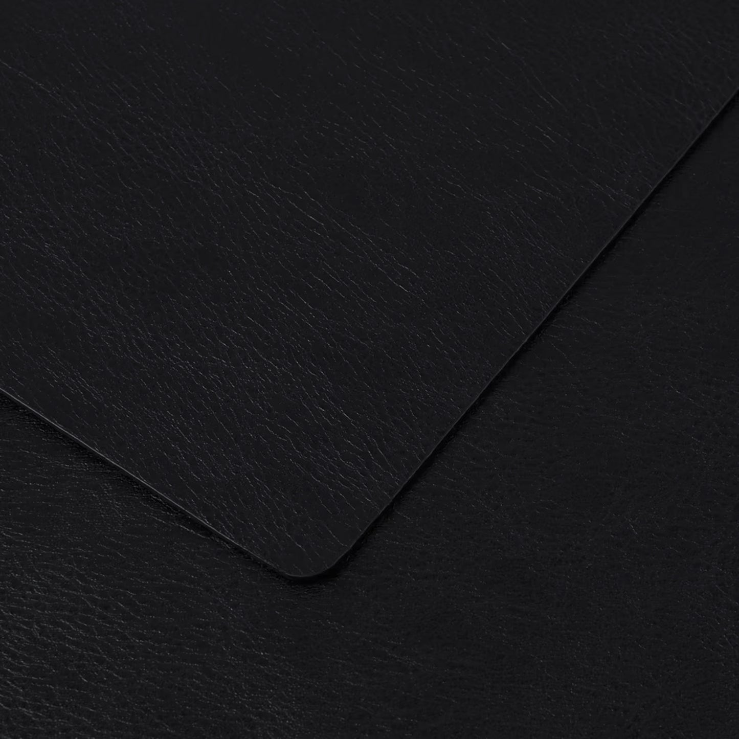 Polyurethane 100% Waterproof Oil-Proof Wipeable Heat Resistant Placemats Set in Black