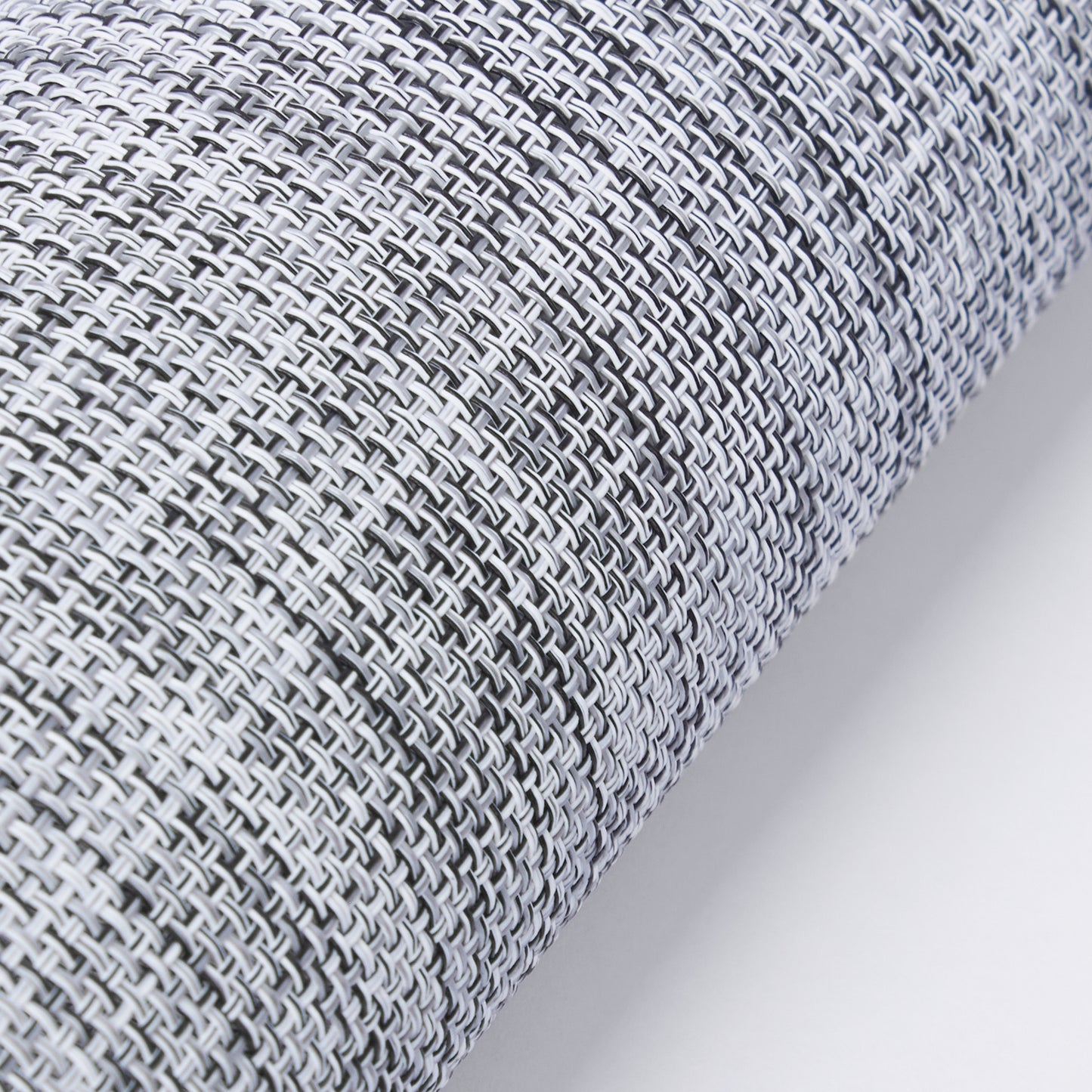 Plastic Woven Heat Resistant Placemats in Light Grey