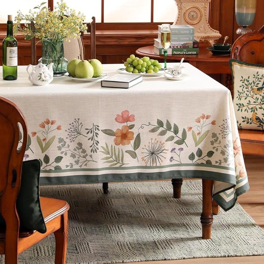 Chenille Manolya Printed Tablecloth