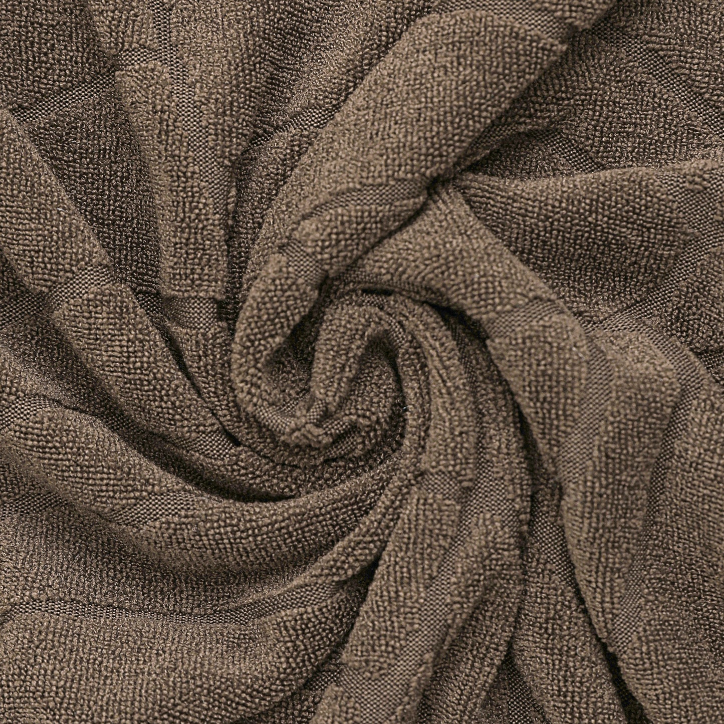 Polyester 100% Waterproof Leaf Pattern Chair Covers in Taupe