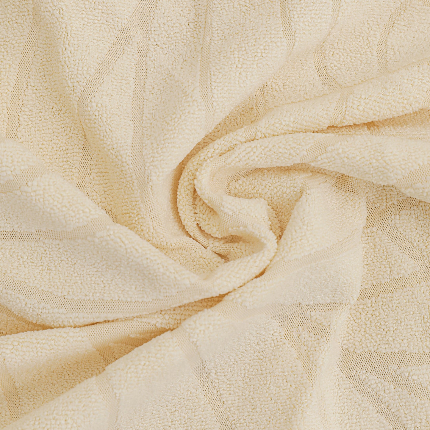Polyester 100% Waterproof Leaf Pattern Chair Covers in Beige
