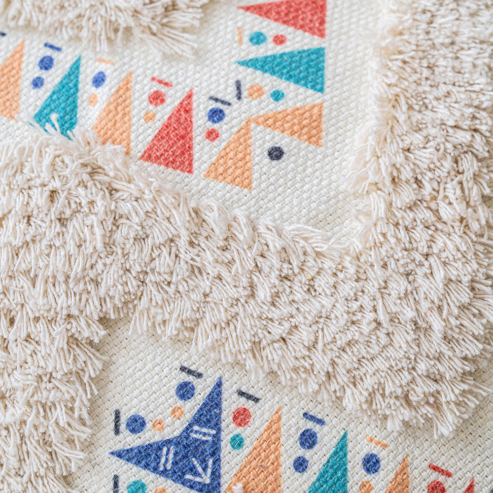 Triangle Pattern Bohemian Tufted Pillowcases