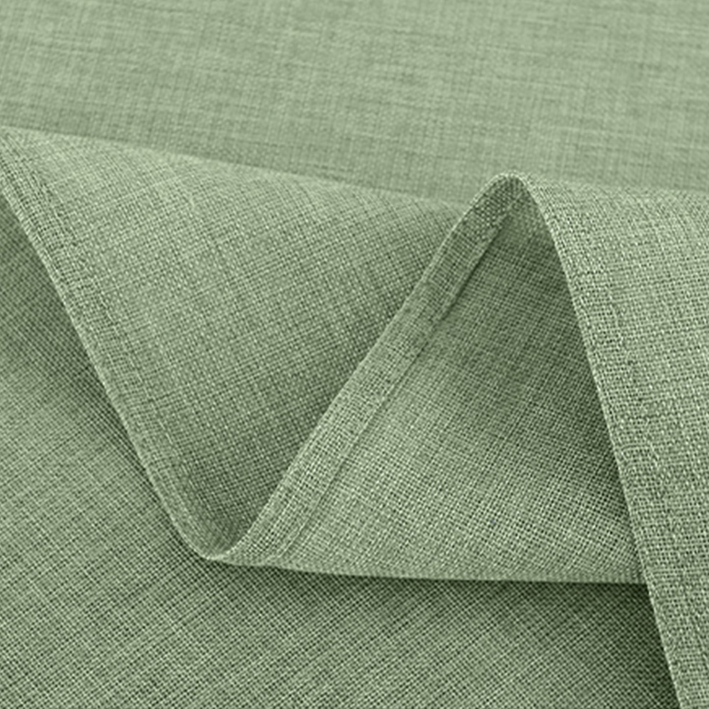 Waterproof Stain-Resistant Polyester Tablecloth in Solid Sage Green