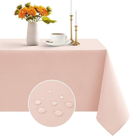 Classic Polyester Table Linen in Light Pink