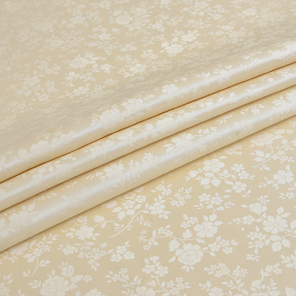 Polyurethane 100% Waterproof and Oil Resistant Chequered Tablecloth in Beige