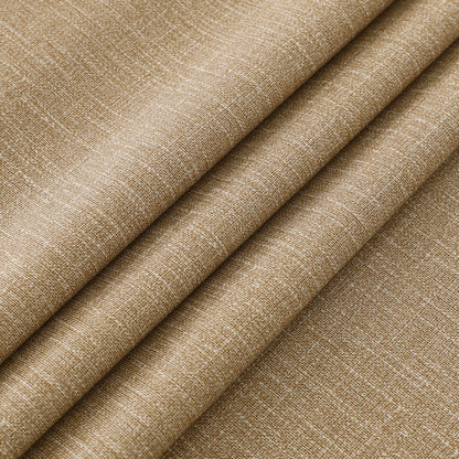 PVC Waterproof Burlap Textured Tablecloth in Caramel