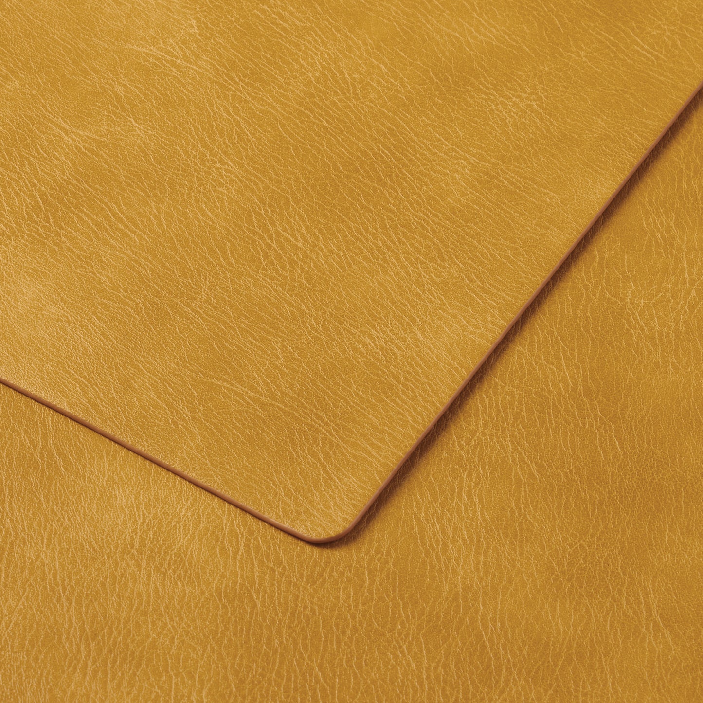 Polyurethane 100% Waterproof Oil-Proof Wipeable Heat Resistant Placemats Set in Yellow