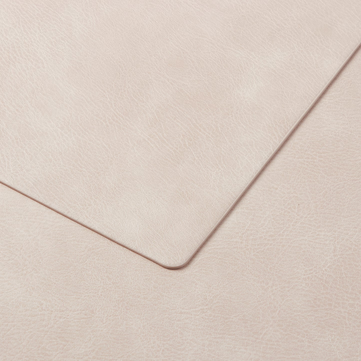 Polyurethane 100% Waterproof Oil-Proof Wipeable Heat Resistant Placemats Set in Beige