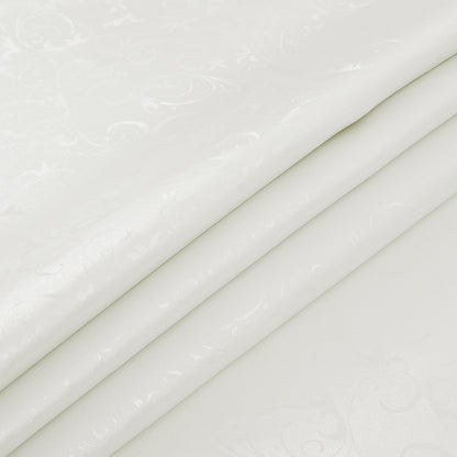 Polyurethane Crochet 100% Waterproof and Oil Resistant Chequered Tablecloth in White