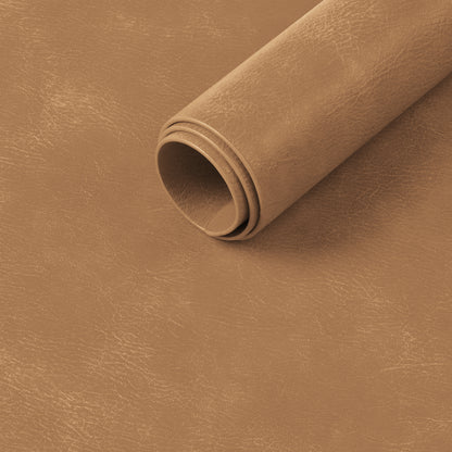 Polyurethane 100% Waterproof Oil-Proof Wipeable Heat Resistant Placemats Set in Camel