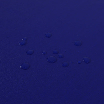 PVC Waterproof Burlap Textured Tablecloth in Navy Blue