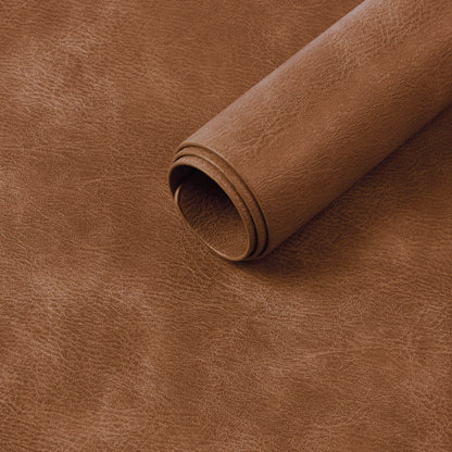 Polyurethane 100% Waterproof Oil-Proof Wipeable Heat Resistant Placemats Set in Reddish Brown