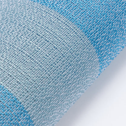 Plastic Woven Heat Resistant Placemats in Gradient Blue