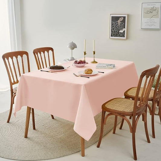 Classic Polyester Table Linen in Light Pink