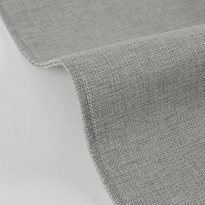 Polyester Burlap Waterproof Oil Resistant Wipeable Heat Resistant Placemats Set in Light Grey
