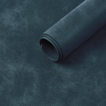 Polyurethane 100% Waterproof Oil-Proof Wipeable Heat Resistant Placemats Set in Navy Blue