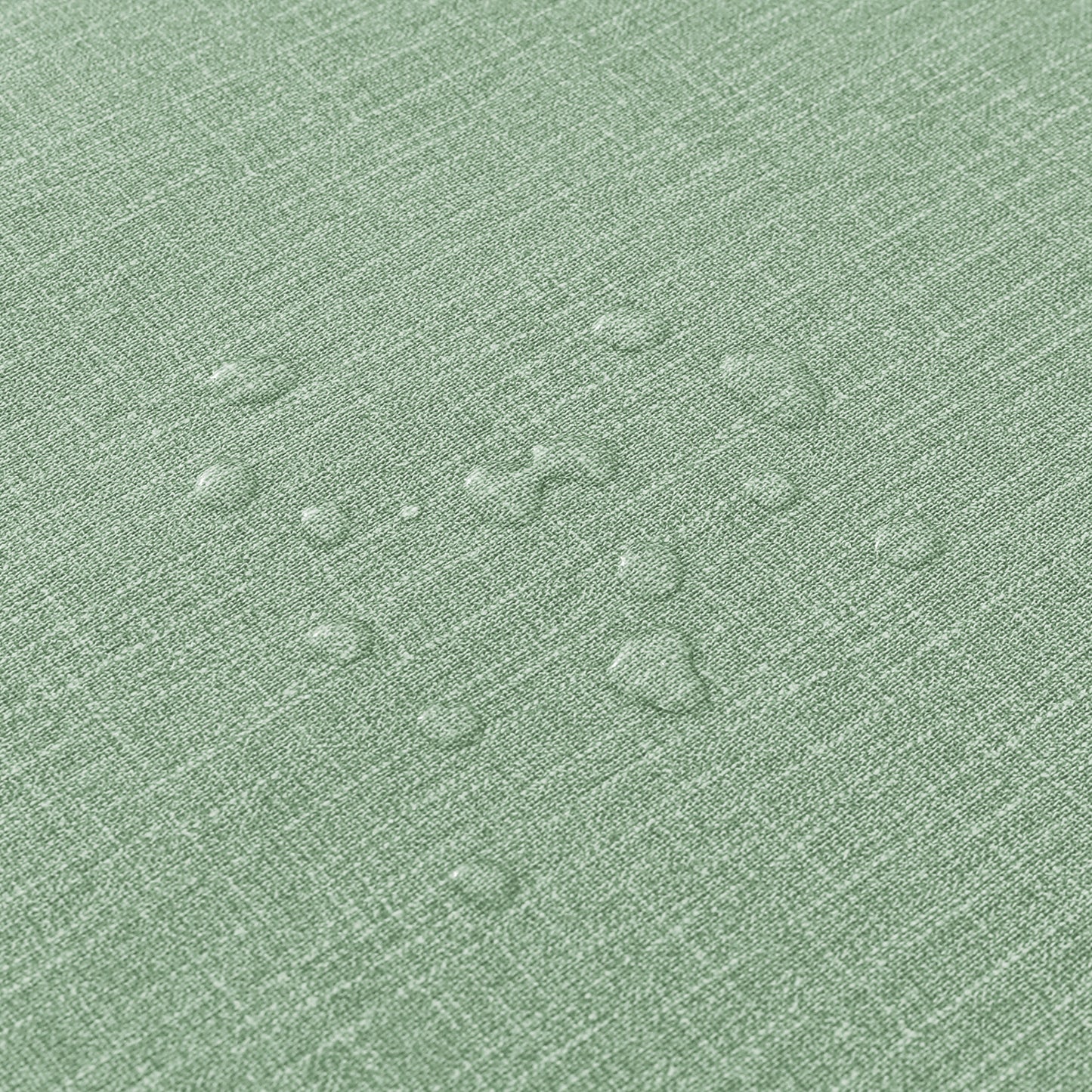 PVC Waterproof Burlap Textured Tablecloth in Light Sage Green