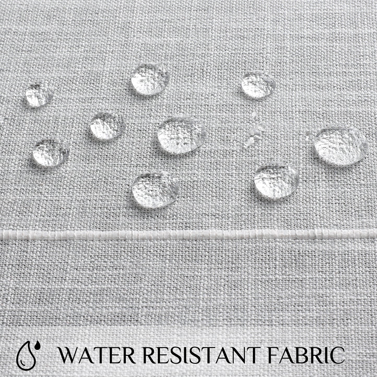 Waterproof And Wrinkle-Resistant Cotton Blend Classic Tassel Tablecloth in Grey Plaid