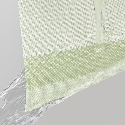 Plastic Woven Heat Resistant Placemats in Grass Green