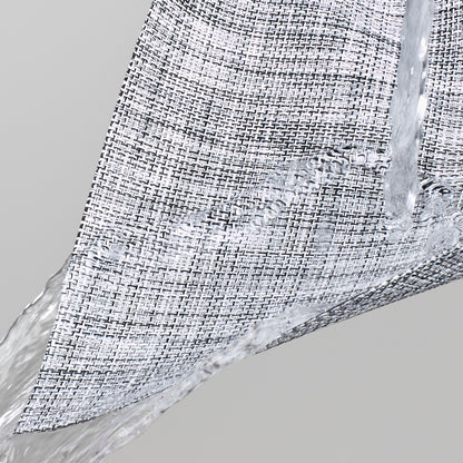 Plastic Woven Heat Resistant Placemats in Light Grey