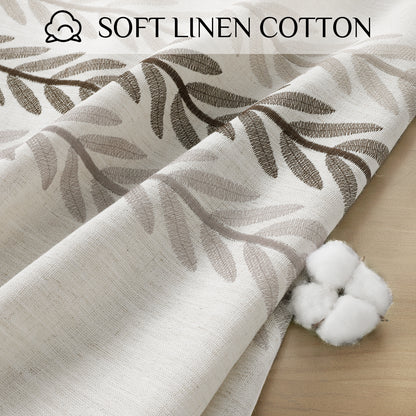 Wrinkle-Resistant Cotton Blend Classic Tassel Tablecloth in Wine Leaf