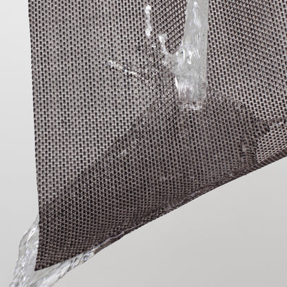 Plastic Woven Heat Resistant Placemats in Dark Grey