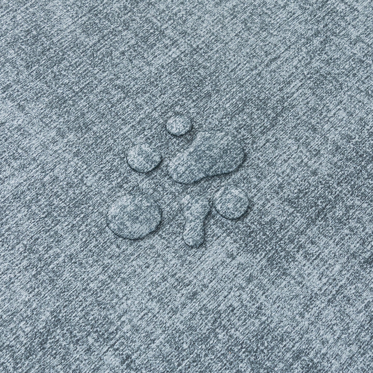 Polyurethane Linen-textured 100% Waterproof Oil-Proof Wipeable Heat Resistant Placemats Set in Sky Blue
