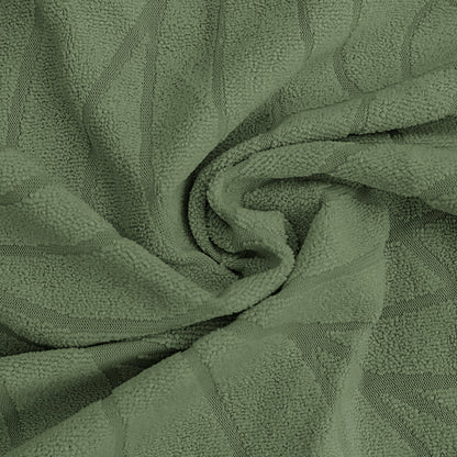 Polyester 100% Waterproof Leaf Pattern Chair Covers in Green