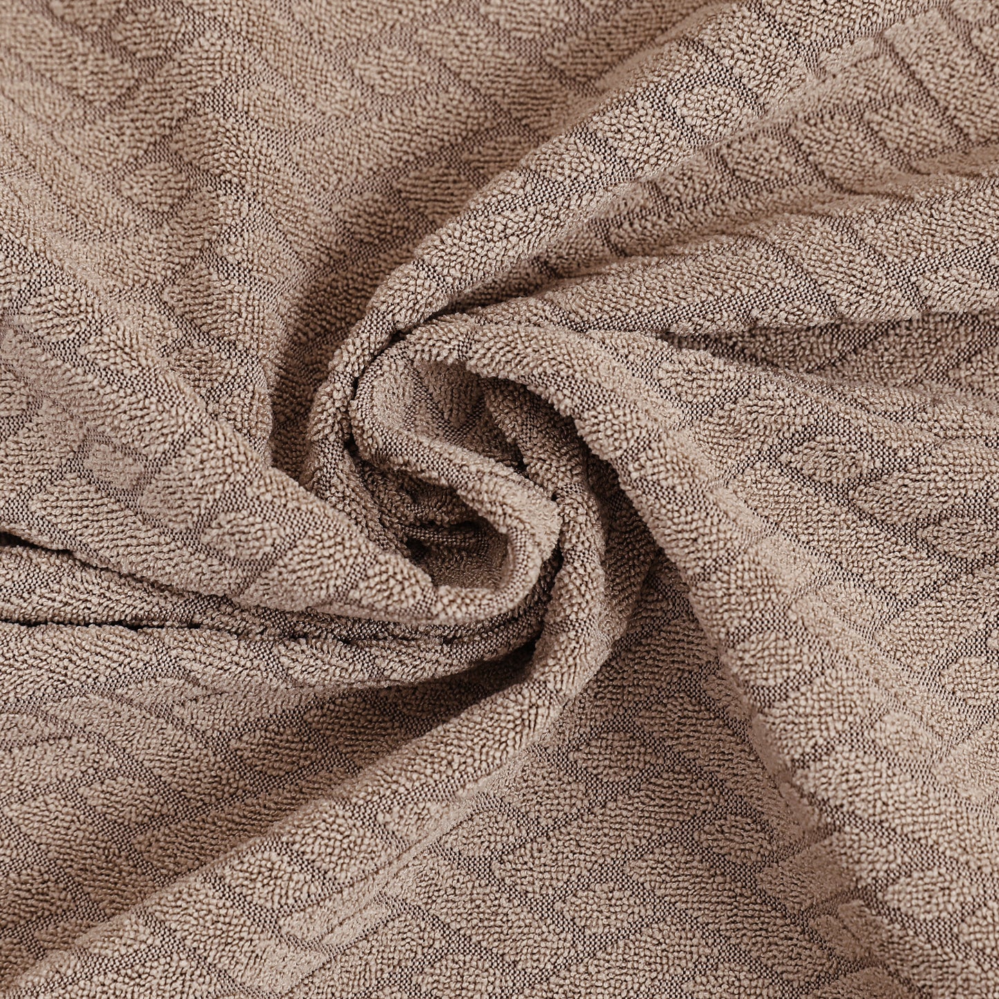Polyester 100% Waterproof Oblong Pattern Chair Covers in Khaki