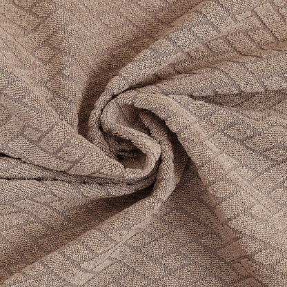 Polyester 100% Waterproof Oblong Pattern Chair Covers in Khaki