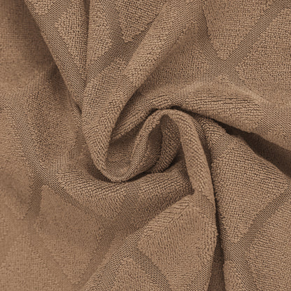 Polyester 100% Waterproof Diamond Pattern Chair Covers in Khaki