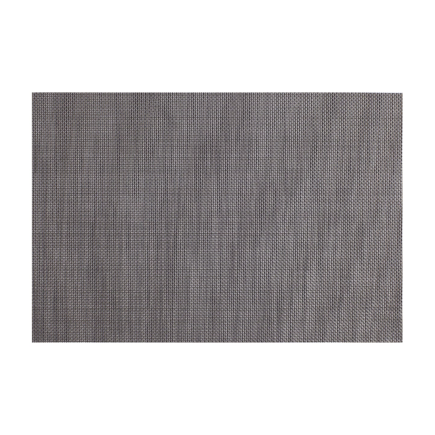 Plastic Woven Heat Resistant Placemats in Dark Grey