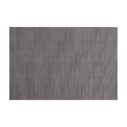 Plastic Woven Heat Resistant Placemats in Dark Grey