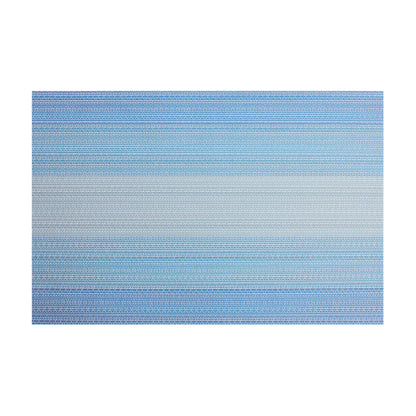 Plastic Woven Heat Resistant Placemats in Gradient Blue