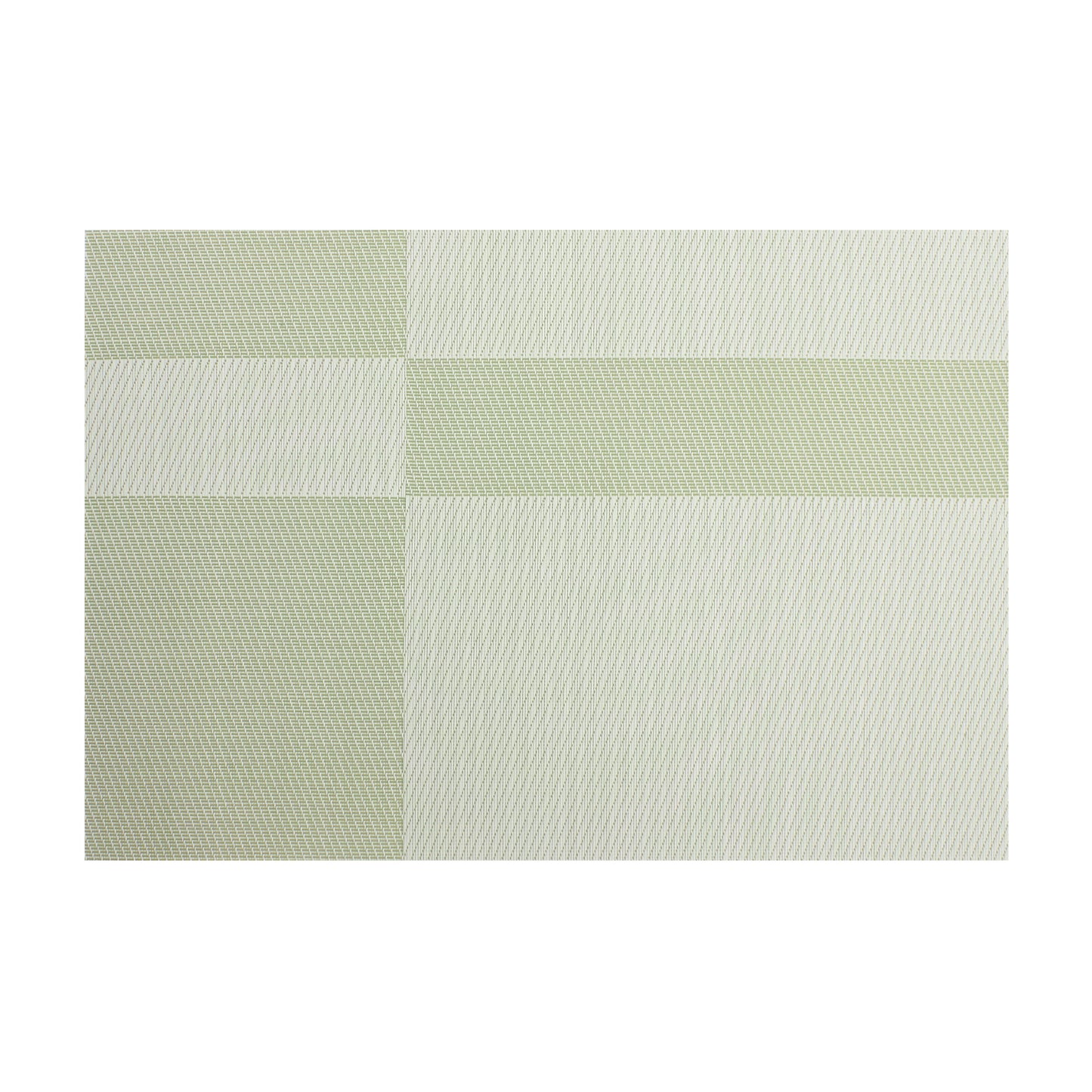 Plastic Woven Heat Resistant Placemats in Grass Green