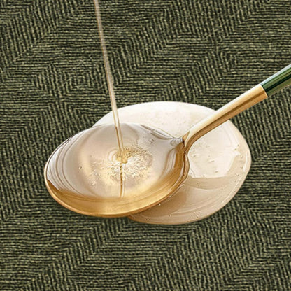 Polyester French Vintage Green and White Contrast Tablecloth