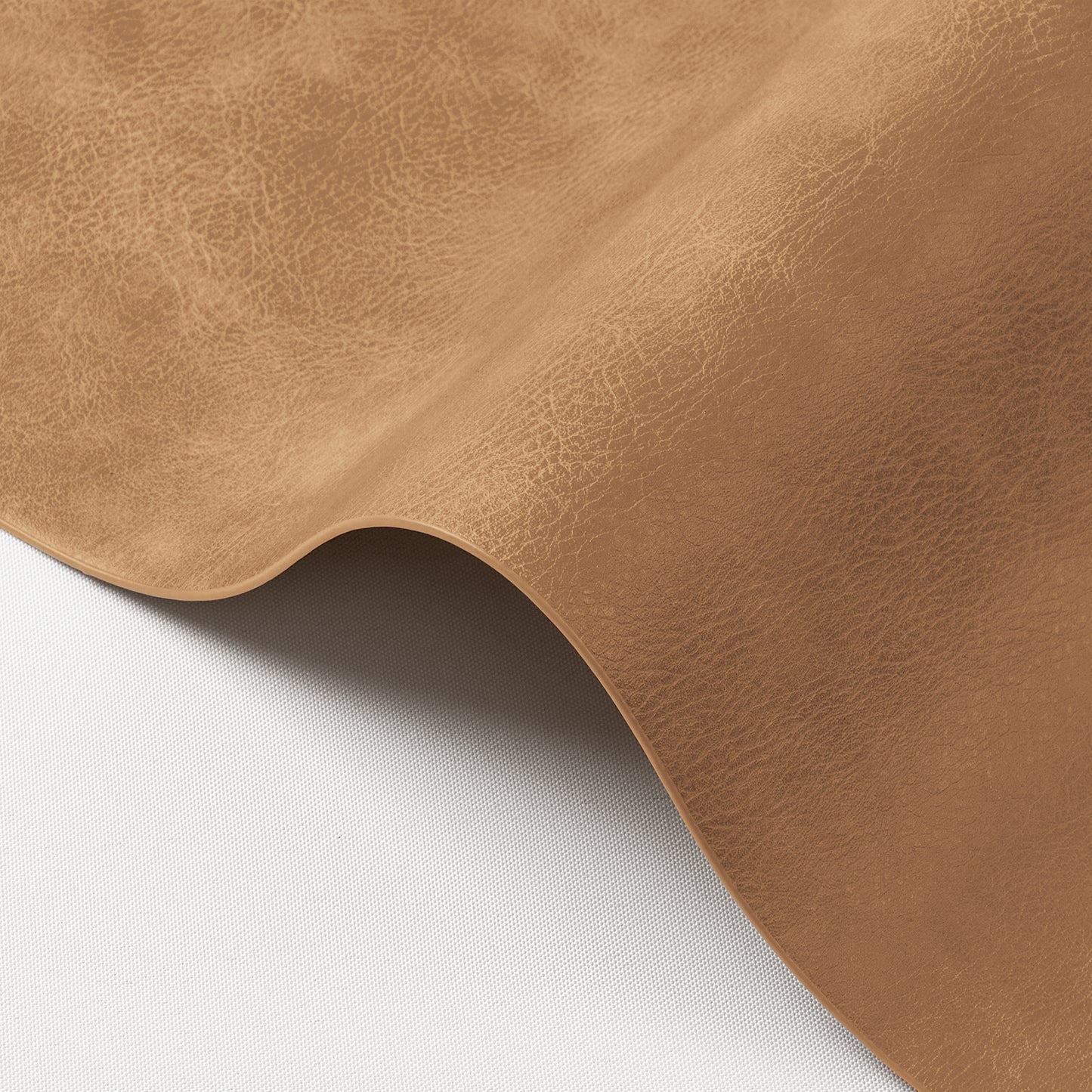 Polyurethane 100% Waterproof Oil-Proof Wipeable Heat Resistant Placemats Set in Camel