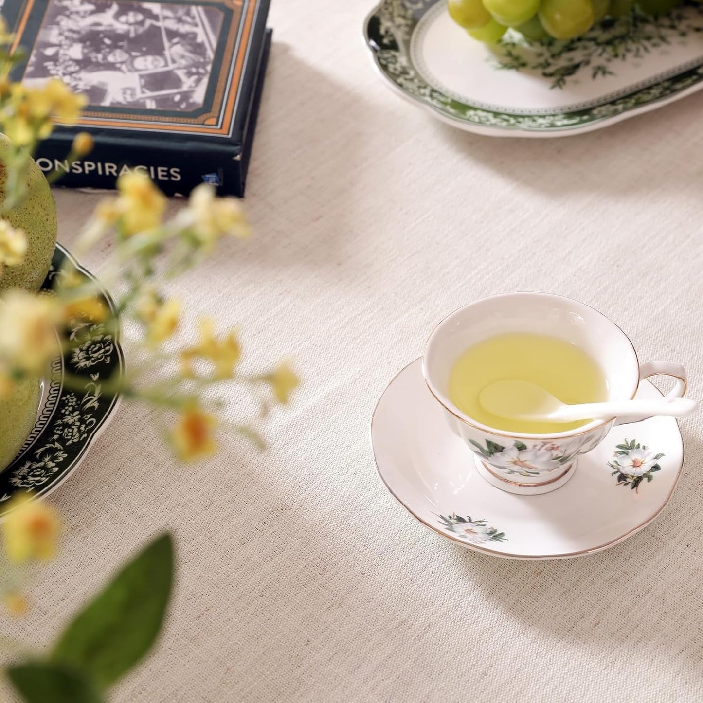 Chenille Manolya Printed Tablecloth