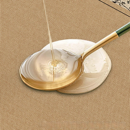 Polyester French Vintage Brown and White Contrast Tablecloth