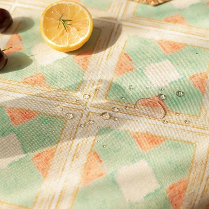 Chenille Victorian Linen Tablecloth