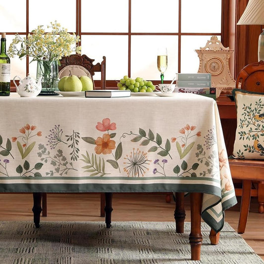Chenille Manolya Printed Tablecloth