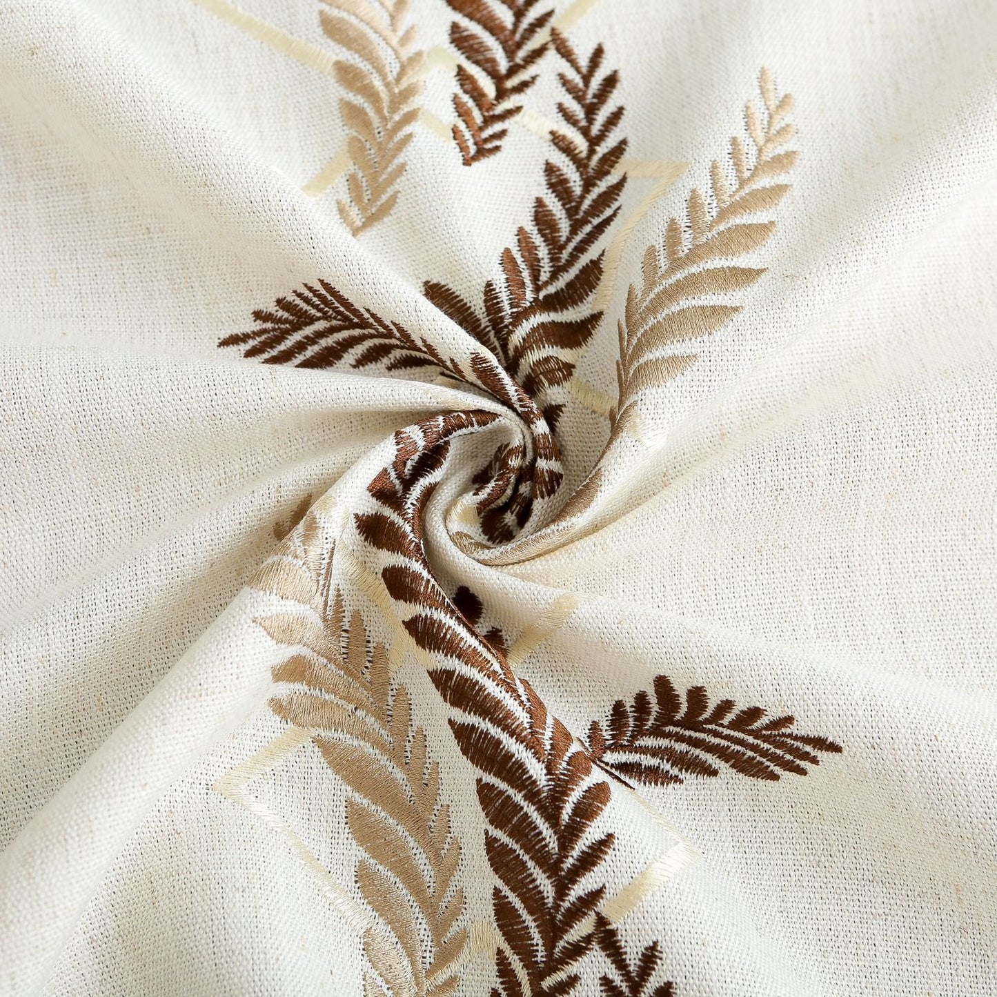 Polyester Embroidered Two-tone Rice Ear Tablecloth