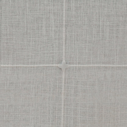 Waterproof And Wrinkle-Resistant Cotton Blend Classic Tassel Tablecloth in Grey Plaid