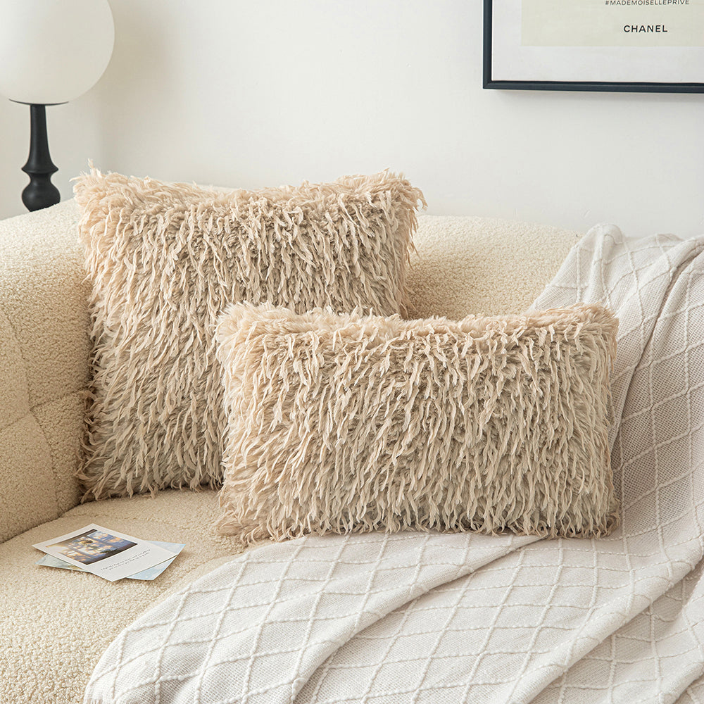 Brown Liffey Throw Pillowcases