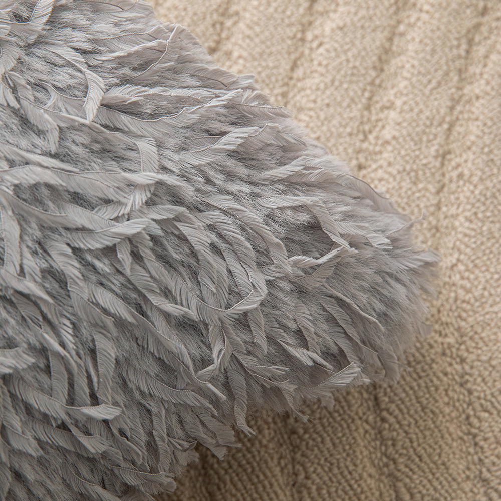Gray Liffey Throw Pillowcases