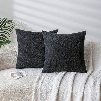Black Circle Yarn Pillowcases