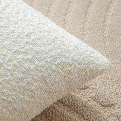 White Circle Yarn Pillowcases