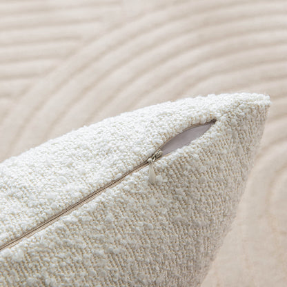 White Circle Yarn Pillowcases